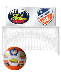 Fc Cincinnati Soccer Sticker by Skyline Chili