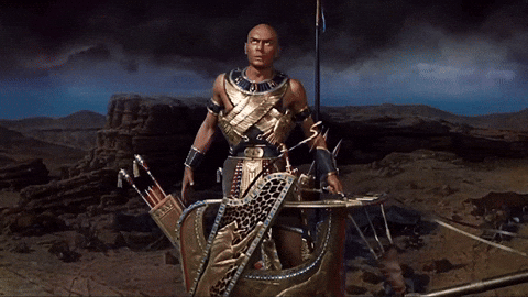 mikechisley moses pharaoh the ten commandments yul brenner GIF