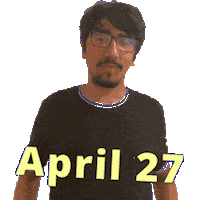April 27 Sticker