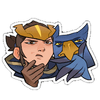Thinking What Sticker by League of Legends