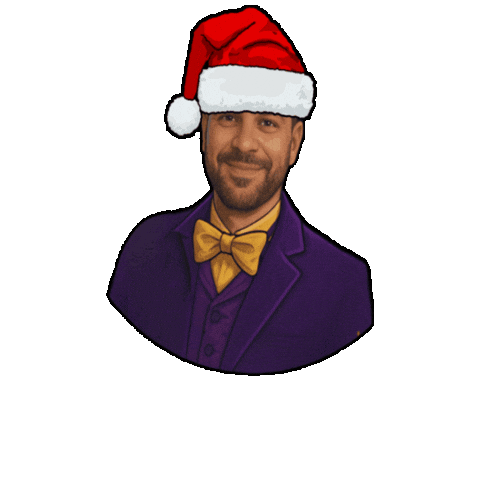 Santa Hat Christmas Sticker by 203exoticsnacks