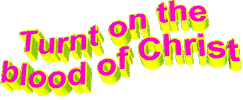 religous Turnt on the blood of Christ Sticker by AnimatedText