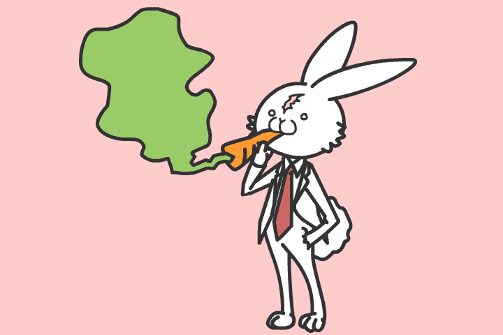 Kame_and_Usa giphyupload work eat rabbit GIF