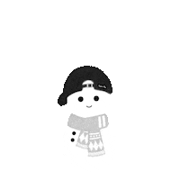 Happy Snowman Sticker