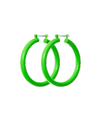 hoops earrings Sticker by Luv Aj