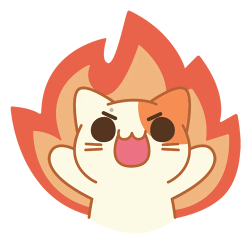 Angry Cat Sticker by HyperBeard