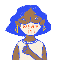 Mask Sticker by Lockwood