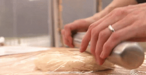 great american baking show rolling pin GIF by ABC Network
