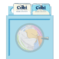 cobiclean laundry cotton clean living cobi Sticker