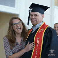 Happy College GIF by American Military University