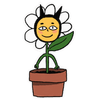 Happy Flower Sticker