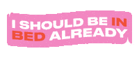 Tired Party Sticker