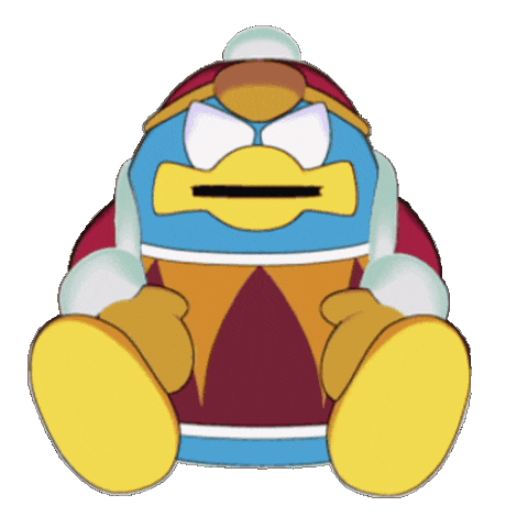 Thevishisland spin king dedede dedede Sticker