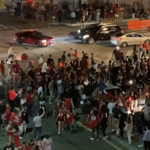 Tampa Streets Swell With Buccaneers Fans Following Super Bowl Win Over Chiefs