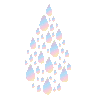 Waterfall Hydration Sticker by Saturday Skin