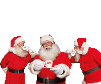 GrandKafa grand kafa nova godina deda mraz Sticker