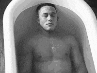 Joseph Gordon Levitt Bath GIF