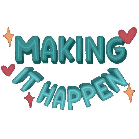 Lettering Making Sticker by dani samudio