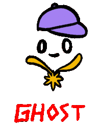 Flowers Ghost Sticker by WeNeed