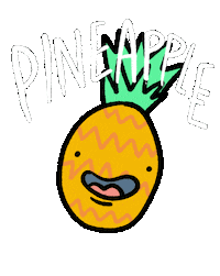 Flowers Pineapple Sticker by WeNeed