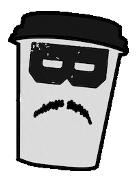 Coffeecup Sticker by Bandido Coffee