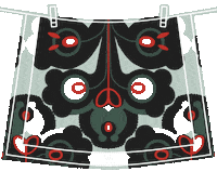 Laundry Day Clothes Sticker