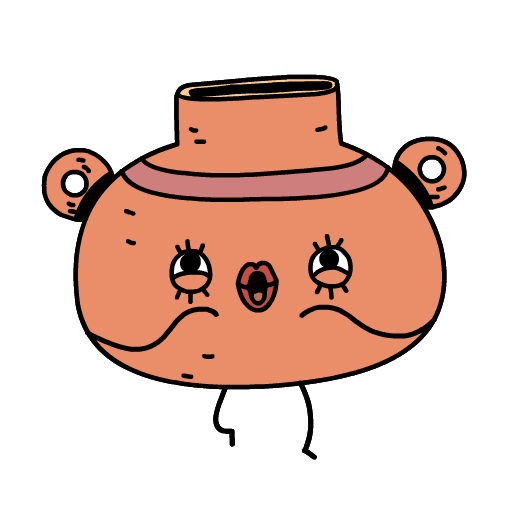 Cartoon Stone Sticker