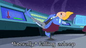 sleep bravest warriors GIF by Cartoon Hangover