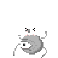 shaspio animation pixel pixelart eye Sticker