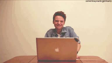 happy conor maynard GIF