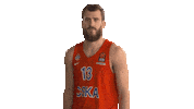 cska moscow basketball Sticker by EuroLeague
