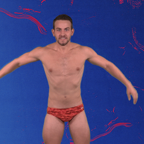 Diving Swimming GIF by SMU Mustangs