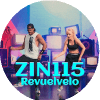 Zumba Fitness Dance Sticker by Didem Zeybek