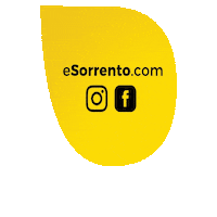 esorrento yellow italia lemon madeinitaly Sticker