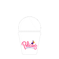 Rainbow Snowball Sticker by Pelican's SnoBalls