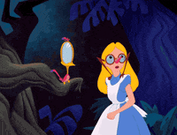 Alice In Wonderland Graphic Design GIF by Disney