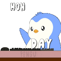 Happy Good Morning Sticker by Pudgy Penguins