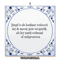 Wijsheid Ontspanning Sticker by Tegelspreuken.nl