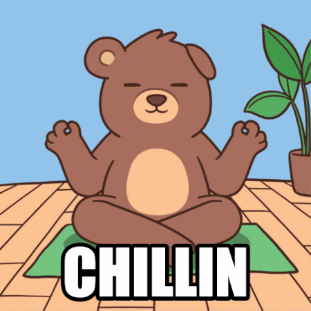 Chilling No Stress GIF by BEARISH
