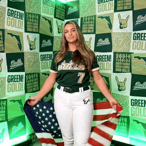 South Florida Horns Up GIF by USF Athletics
