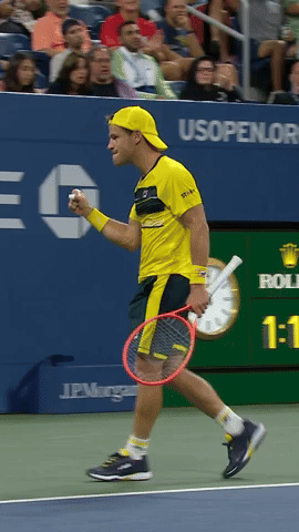 Schwartzman Fist Pump