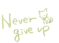 Never Give Up ねば Sticker