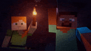 Working Knock Knock GIF by Minecraft
