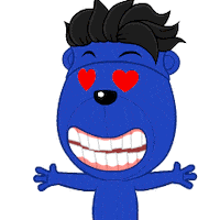 OrangeCube love kiss bear valentine Sticker