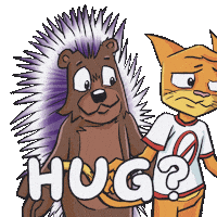 Oh No Hug Sticker by VeeFriends