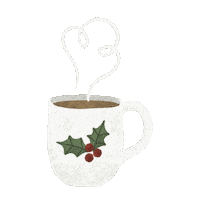 Hot Cocoa Christmas Sticker