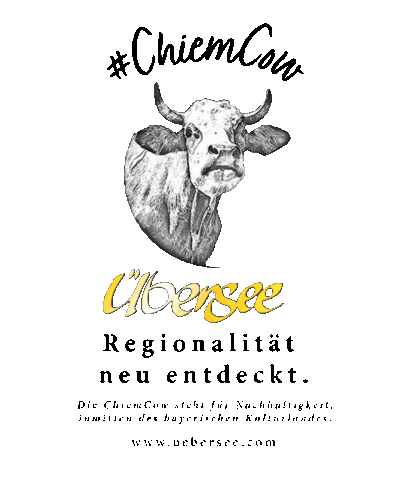TouristInfoUebersee giphyupload cow bio bayern Sticker