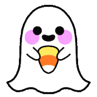 Candy Corn Halloween Sticker