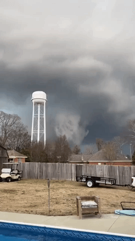 Funnel Cloud Forms North of Montgomery