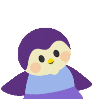 Happy Penguin Sticker by Finch Care